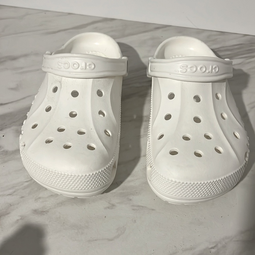 NWOT White Crocs
